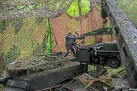 Tanks on the sidelines