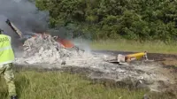 Smoke, flames seen before fatal S’wak copter crash