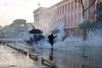 'Our land, our Albania': young lawmaker demands new future as protests rage