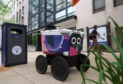 Two class-action lawsuits filed against food delivery robot companies for biometric privacy violations