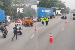 Woman found dead on Singapore expressway was hit by minibus in Jurong West; driver arrested