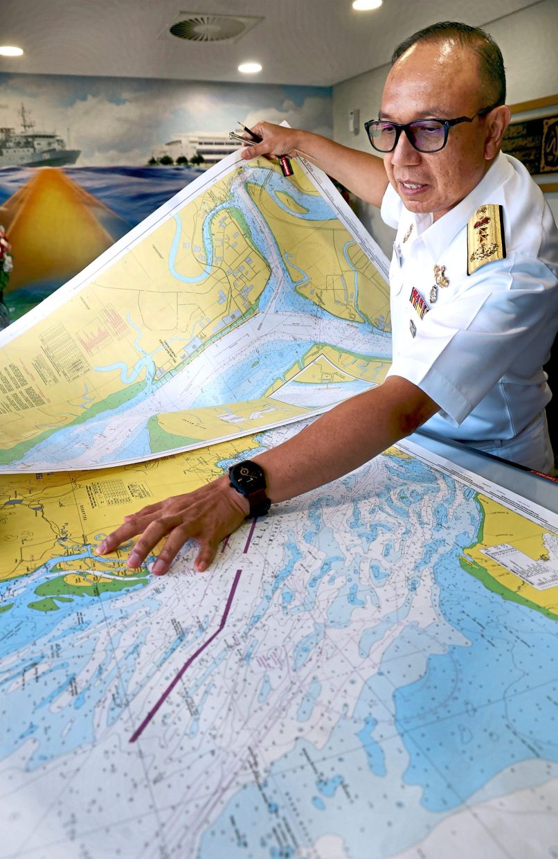 Vital service: Greater public awareness of Malaysia’s maritime identity is needed, says Najhan, as the country’s economic interests extends far beyond its land borders. — Photos: KK SHAM/The Star