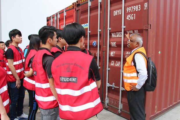Crucial insight: A key element of Peninsula College’s INDUSTRY Framework, students learn directly from industry practitioners such as PKT Logistics Group customs brokerage and trade compliance senior director Balakrishnan Muthukaruppan.