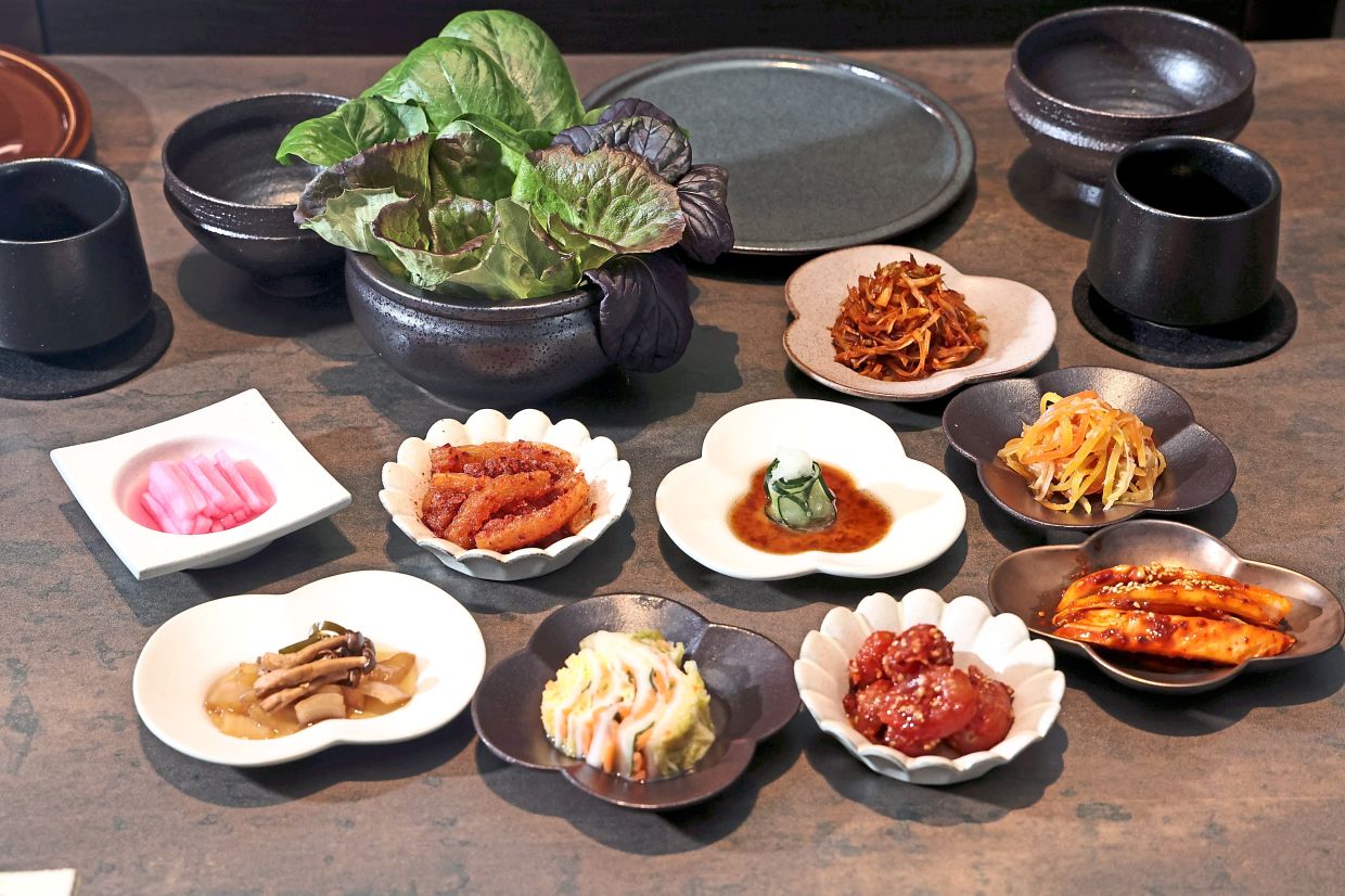 The nine different banchan at the eatery are not the usual staples and are freshly made in-house every day.