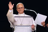 Pope Leo greets crowds at Vatican in first event since cancer surgery