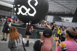 Fans brave the heavy rain and haze to catch the K-pop superstars BigBang concert at Singapore National Stadium