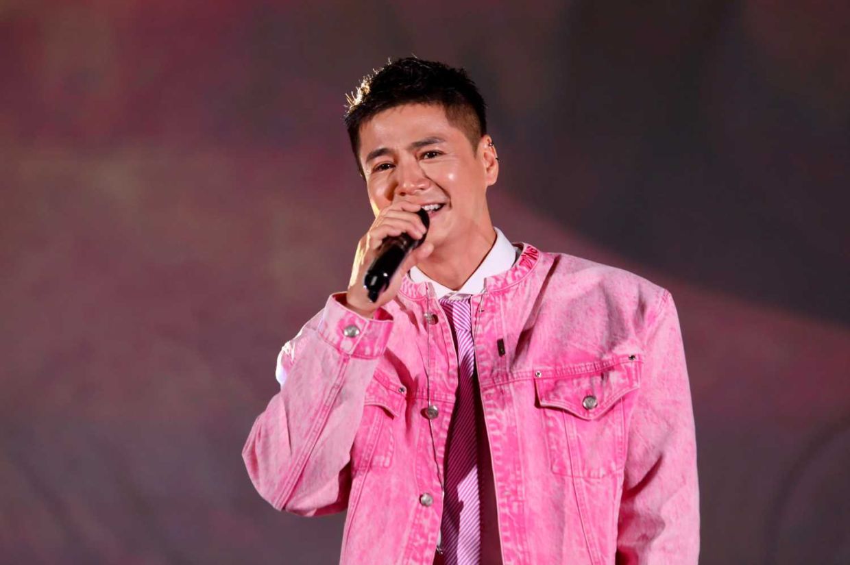 Law performing a song at the 2026 Power of Pink event in Kuala Lumpur on Oct 18. Photo: LEONG WAI YEE/The Star