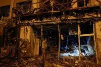 Russian strike kills woman, hits Kyiv subway station, mayor says