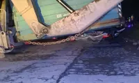 Father, daughter killed after toppled container crushes car near Sepanggar port