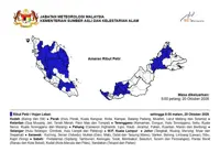MetMalaysia: Thunderstorms, severe weather expected in nine states and KL until 8pm on Oct 20