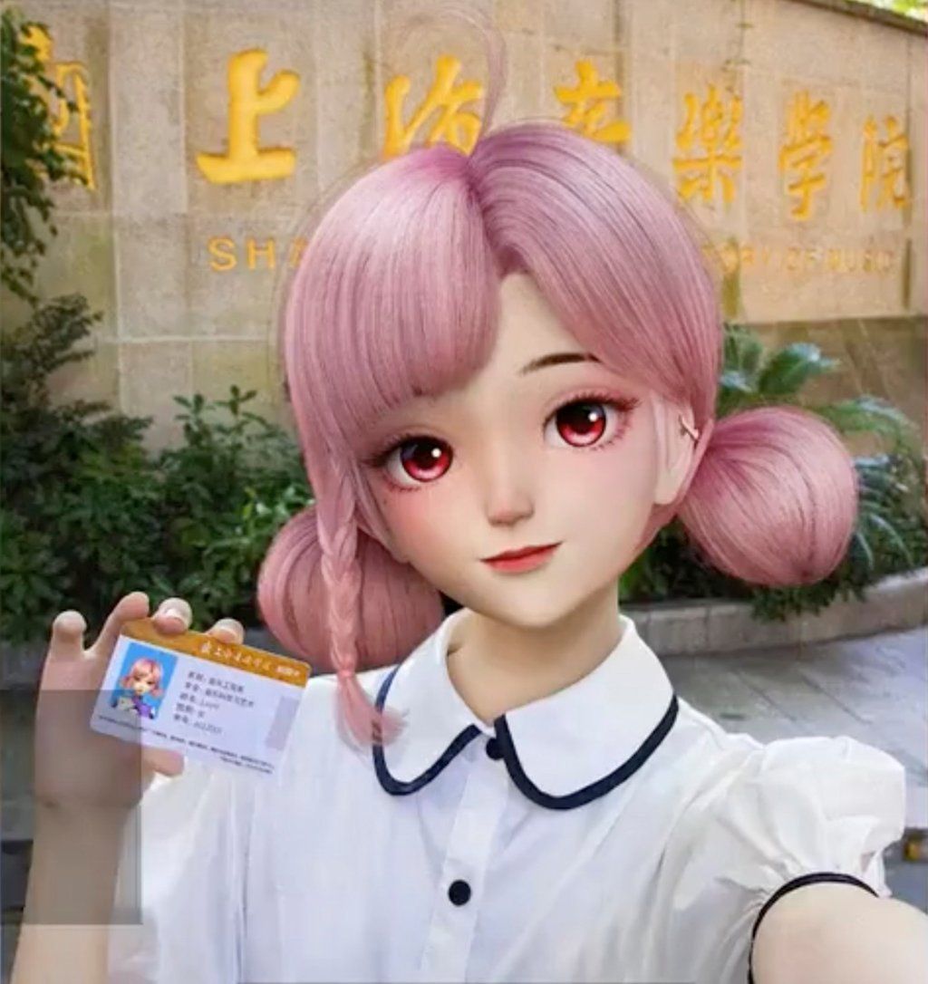 The warm academic welcome given to this anime-inspired AI singer demonstrates the dissolving boundary between fiction and reality, proving how far the personification of digital entities has truly come. - Photo: Weibo