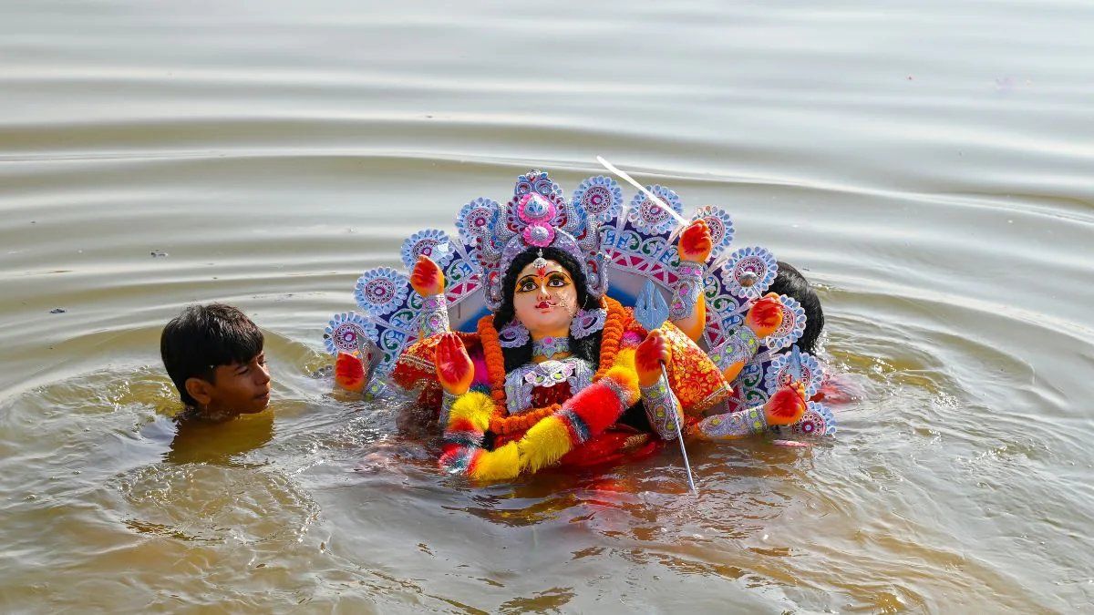 Boat capsizes during Durga idol immersion in India's Kota; two bodies ...