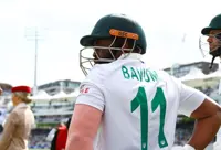 Cricket-Bavuma battles adversity to put South Africa in control