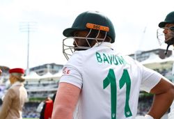 Cricket-Bavuma battles adversity to put South Africa in control