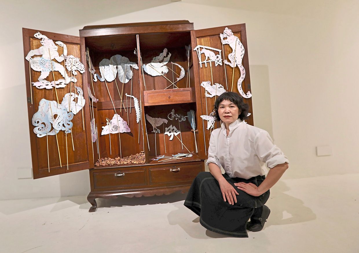 Chin's satellite art event at the National Art Gallery will explore how traditional shadow puppetry can connect art, community and environmental concerns. Photo: The Star/Low Lay Phon 