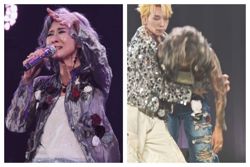 HK singer Sally Yeh, 65, nearly falls off stage during concert in China