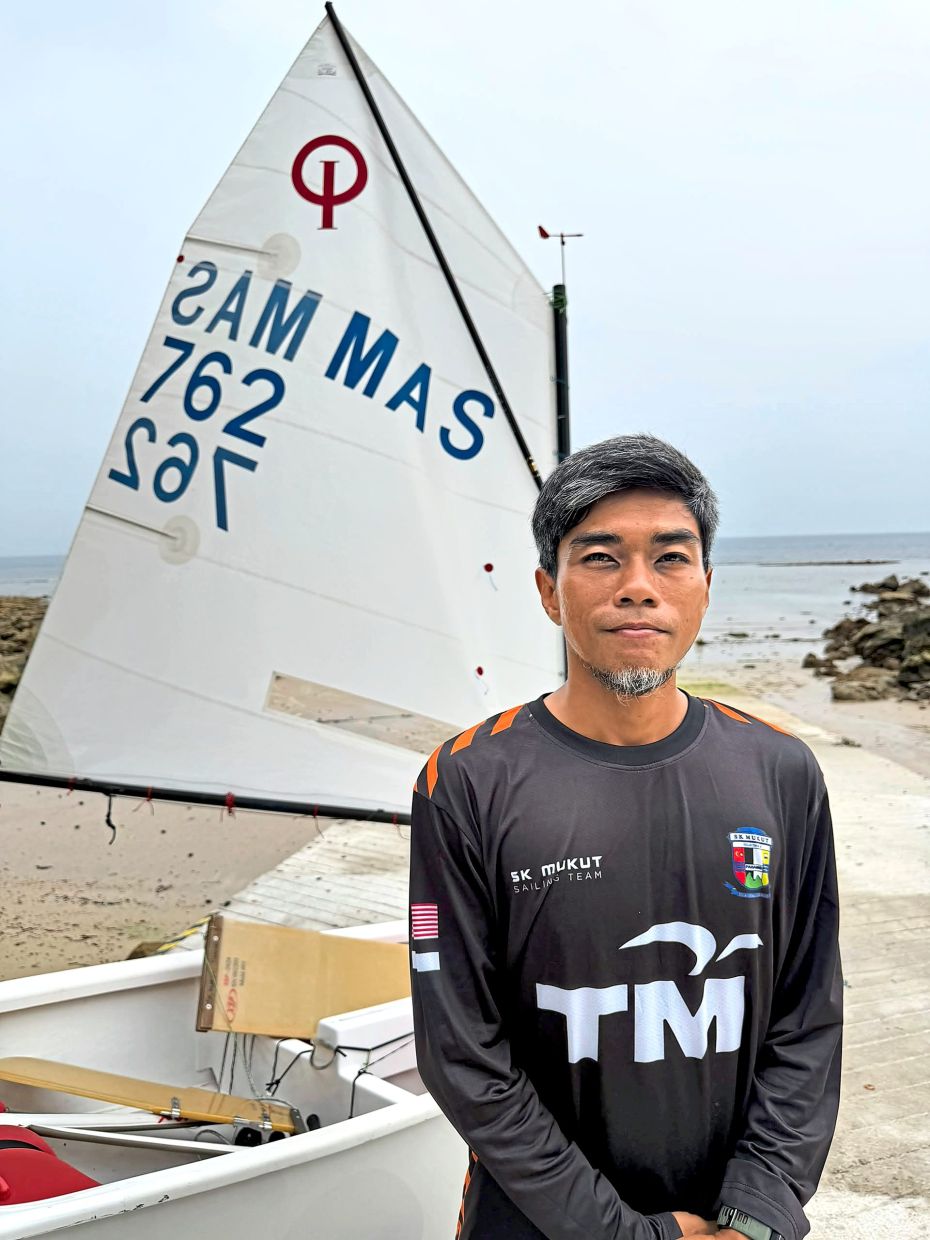 Muhammad Afiq says the first group of pupils started with no sailing experience, but they showed natural ability once they began training.