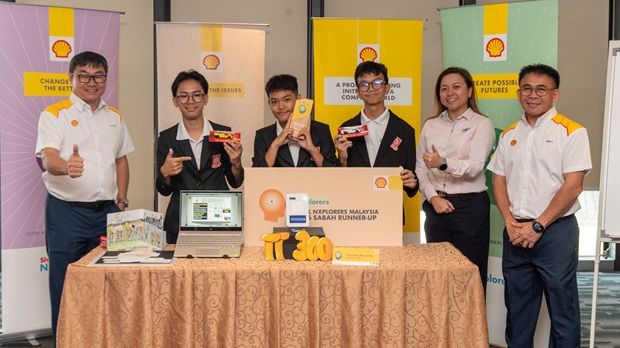 Team Trecento Percento from SM All Saints secured the runner-up spot for their digital attendance system.