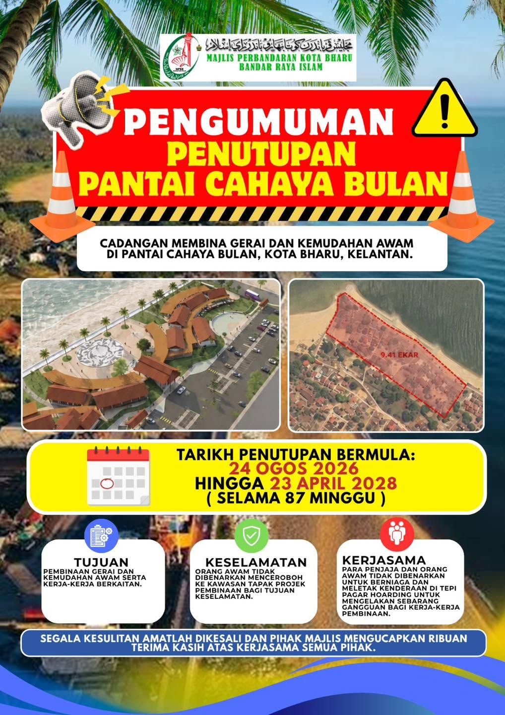 Majlis Perbandaran Kota Bharu Bandar Raya Islam Facebook picture.
