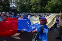 Venezuelans call for elections in first national protest in nearly two years