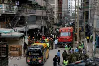 Building collapses in Kenyan capital, rescuers on the scene