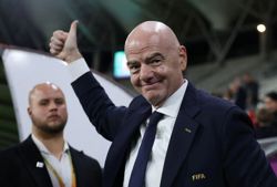 Soccer-Asian Football Confederation boss says governing body will back FIFA President Infantino's re-election bid