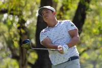 India's Anirban Lahiri surges to the fore and shares the lead with three others at Asian Tour's showpiece event