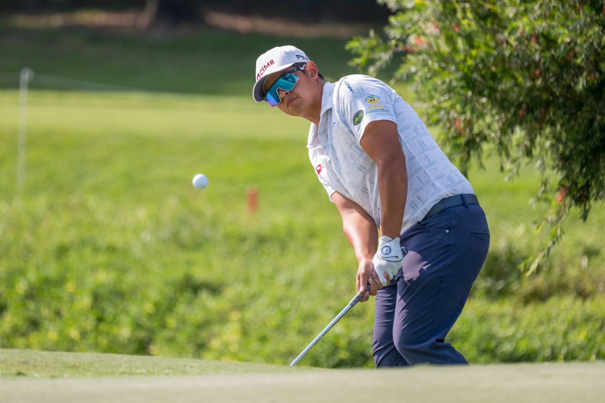 Ervin Chang of Malaysia playing at the Link Hong Kong Open at Hong Kong Golf Club. The US$2,000,000 event is staged from October 22-25, 2026. -- Picture by Graham Uden / Asian Tour.