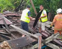 Elderly man injured after home collapses
