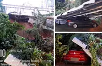 Two cars buried in Tanjung Tokong landslide, no casualties reported