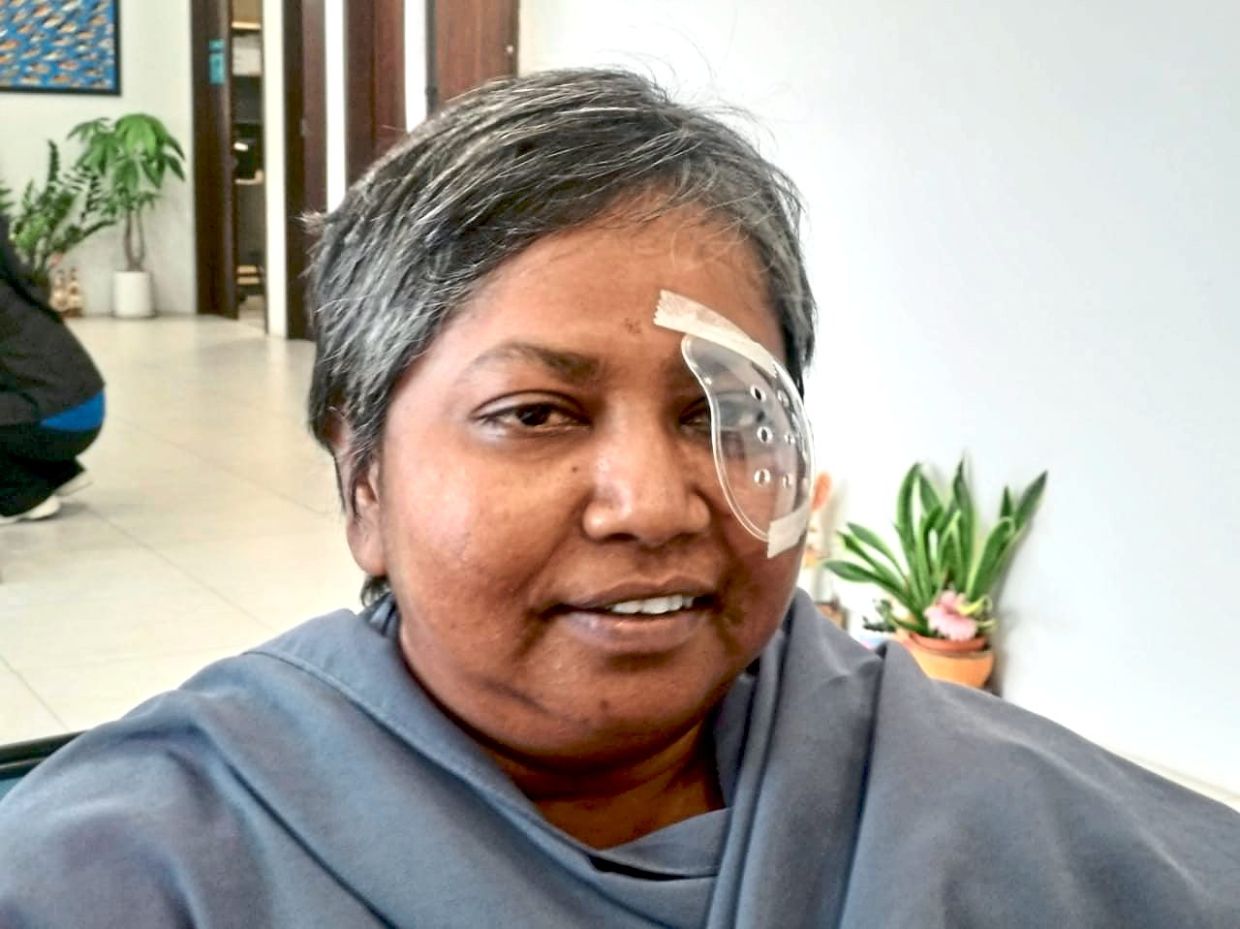 Kavitha is among those who received free cataract surgery at the centre.