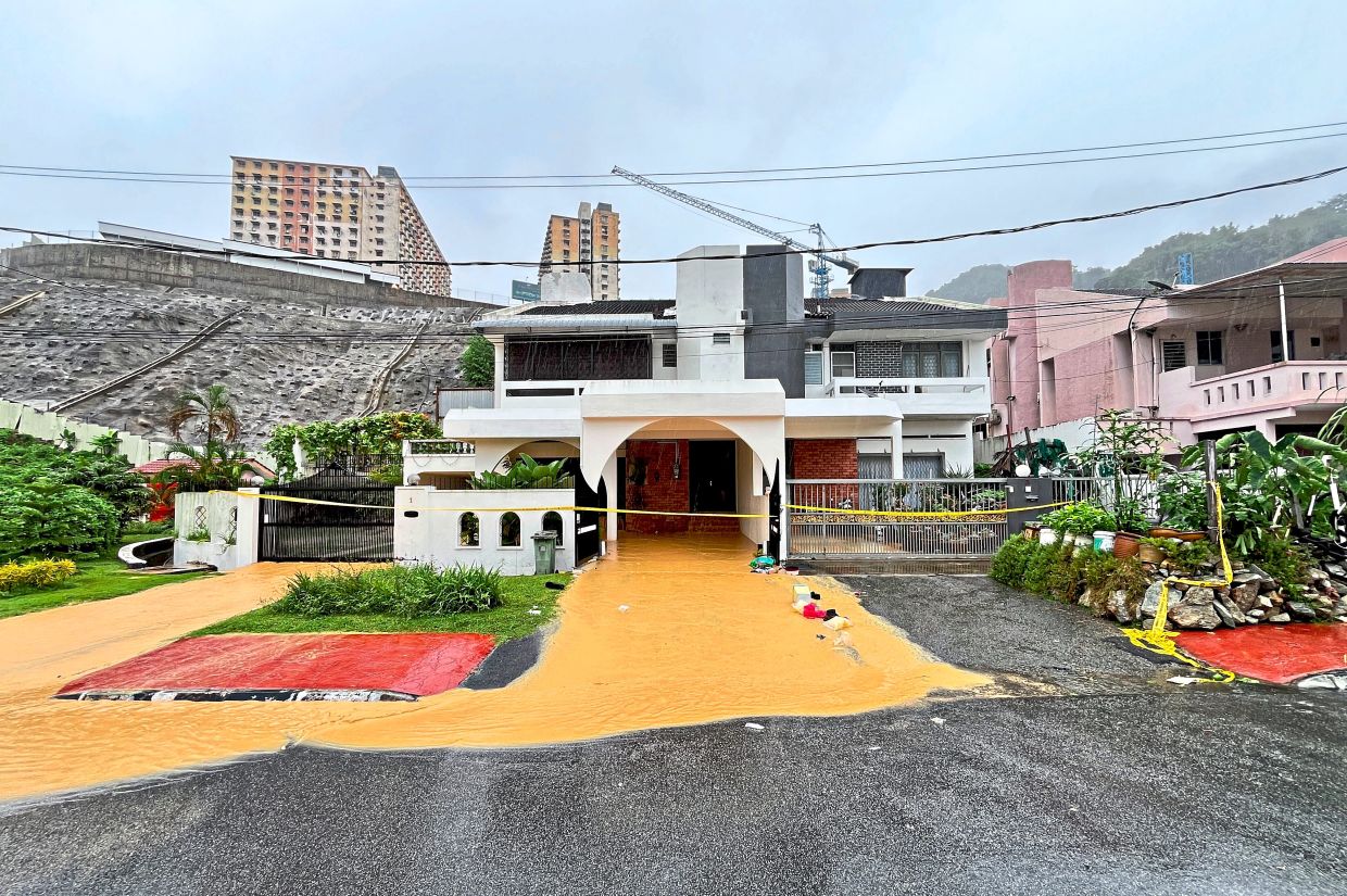 House in Taman Seri Rambai, Paya Terubong, Penang. — ZHAFARAN NASIB/The Star