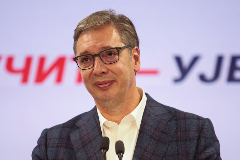 Kremlin hails defeated Serbian ally Vucic as student election win adds to its geopolitical woes