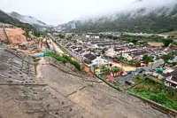 Families evacuated after landslide