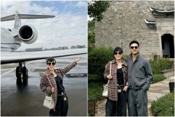 Hong Kong actor Ray Lui travels on private jet with wealthy wife