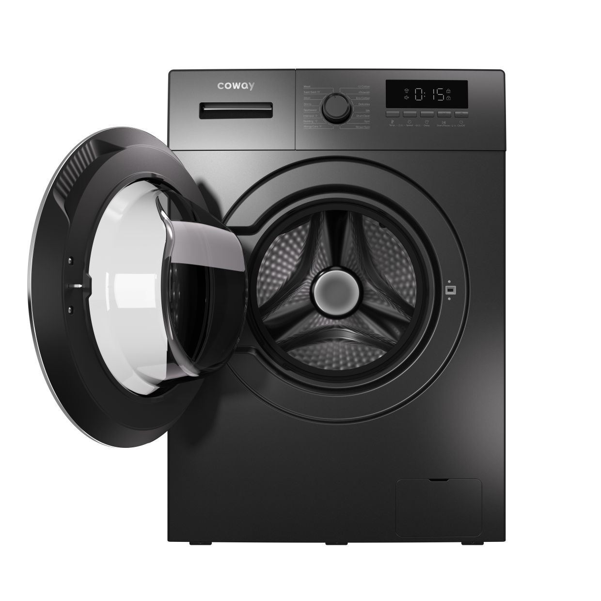 Designed with a 12kg capacity, the Front Load Washer easily handles everything from daily wear to heavy bedding and curtains.