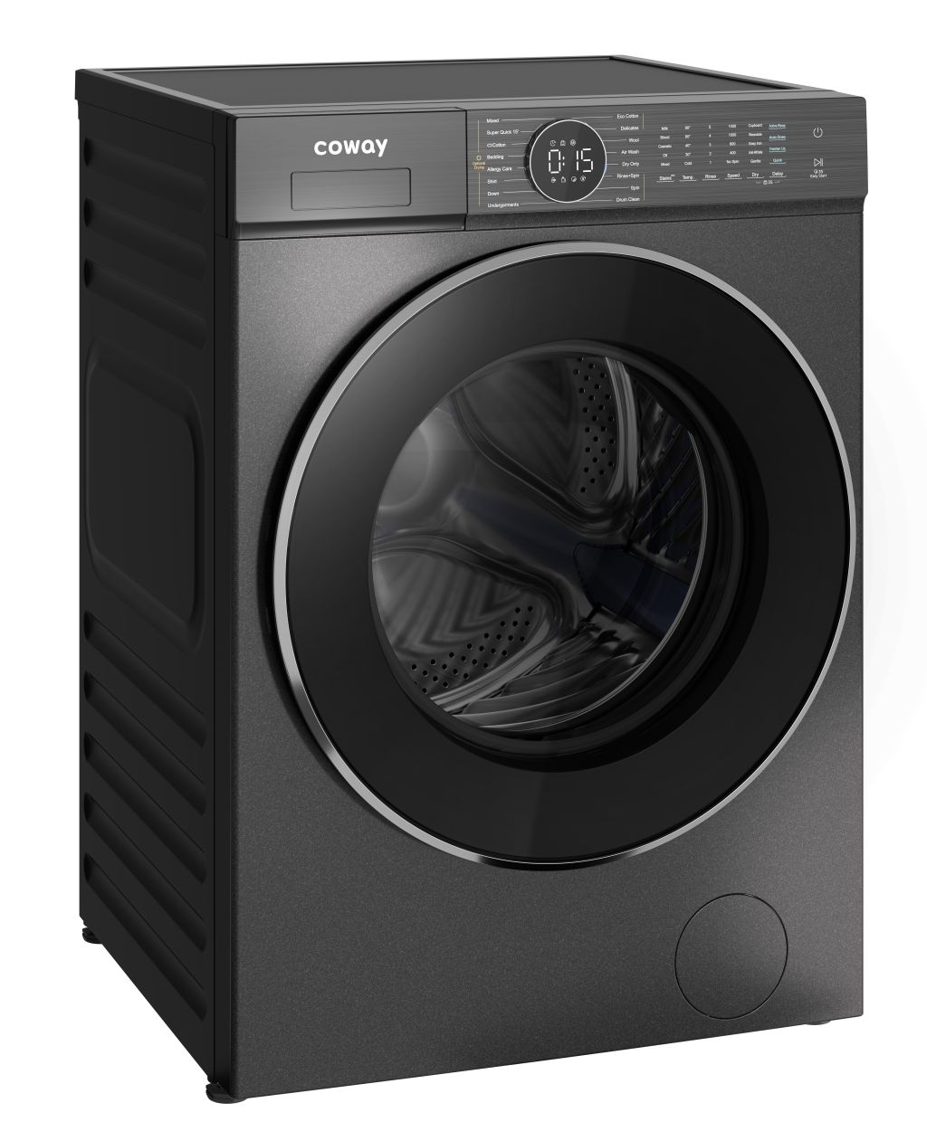 The Washer Dryer 12/9kg offers a sleek design that elevates your laundry corner into a stylish extension of the home.
