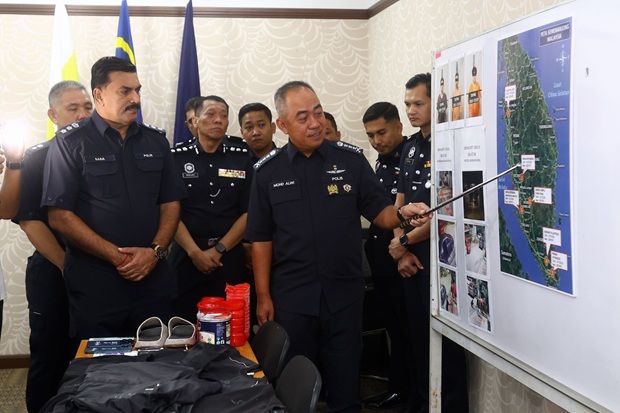 Perak cops nab three over arson, paint-splashing cases across five states
