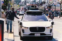 Green-blue lights on the road could soon mean a driverless car in the US