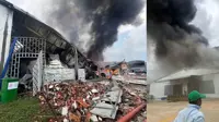 Fire guts Cambodia's Kampong Speu garment factory building, all workers safe