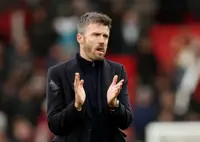Soccer-Carrick stays on as Man United manager, takes training after crisis talks