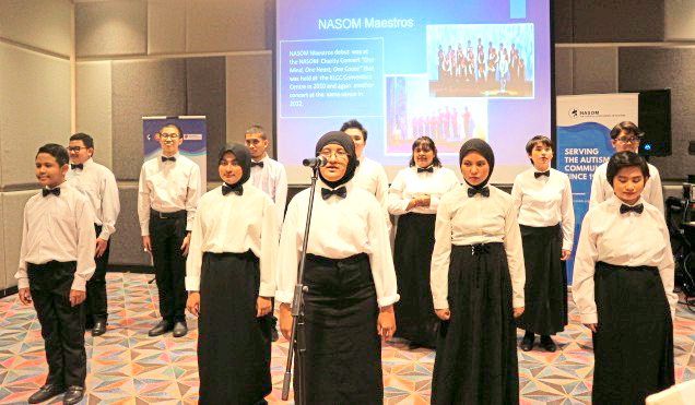Being part of a choir can help children with autism build confidence.