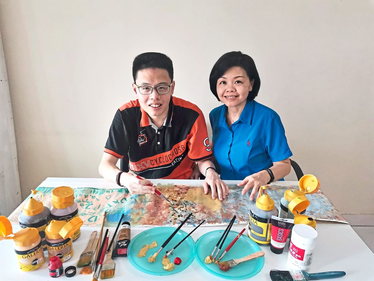 Ho (right) aims to empower Chia with tailored support for future independence in the workforce.