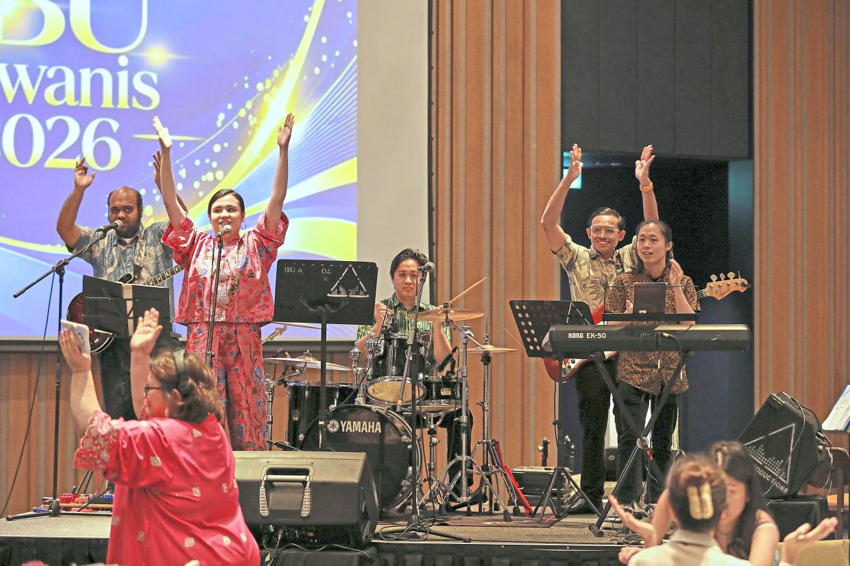 Band Zimi' J, comprising members with high-functioning autism, entertained the audience with a medley of inspiring songs at the event.