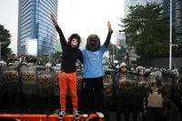 'Eat the rich': Indonesians protest against graft, wildfires