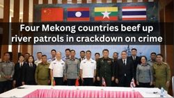 Mekong countries strengthen joint river patrols to combat cross-border crime