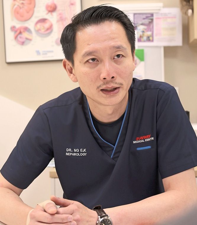 Dr Ng: Myoglobin can block tubules in kidneys when released in a large amount as a result of muscle injury. — KAMARUL ARIFFIN/The Star