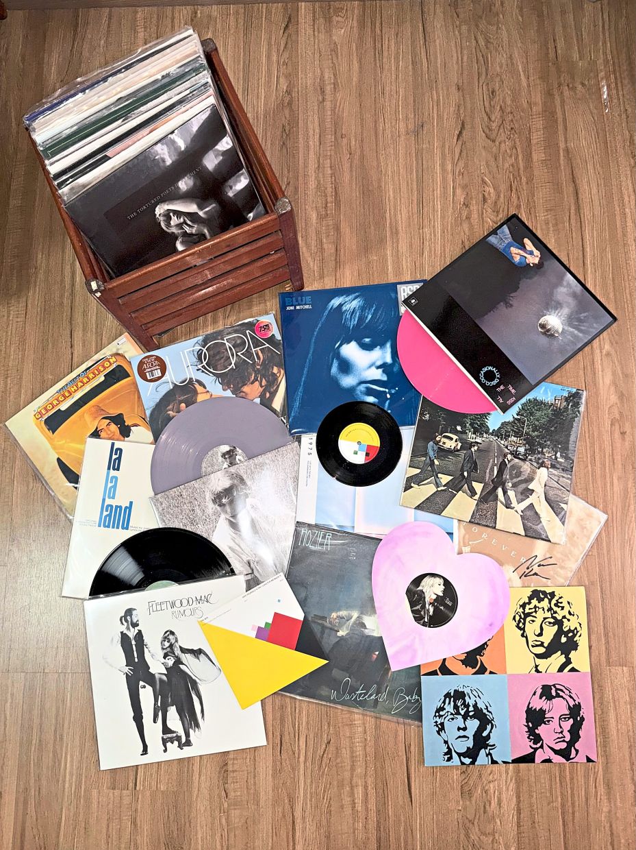 Sofea’s vinyl collection consists of albums she really enjoys listening to. Photo: Sofea Shabani