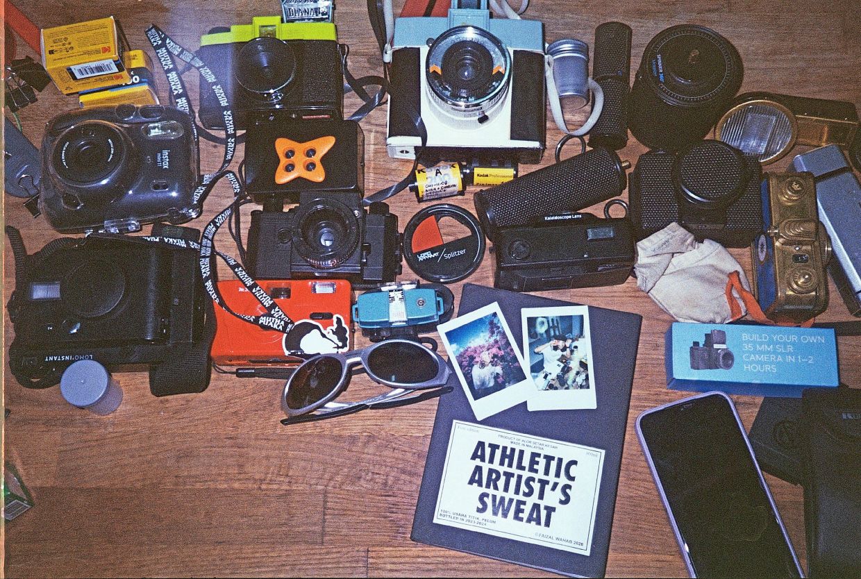 As an analogue photographer, Wan Arman Rushaidi keeps various cameras which allow him to experiment with different styles. Photo: Wan Arman Rushaidi Wan Nordin