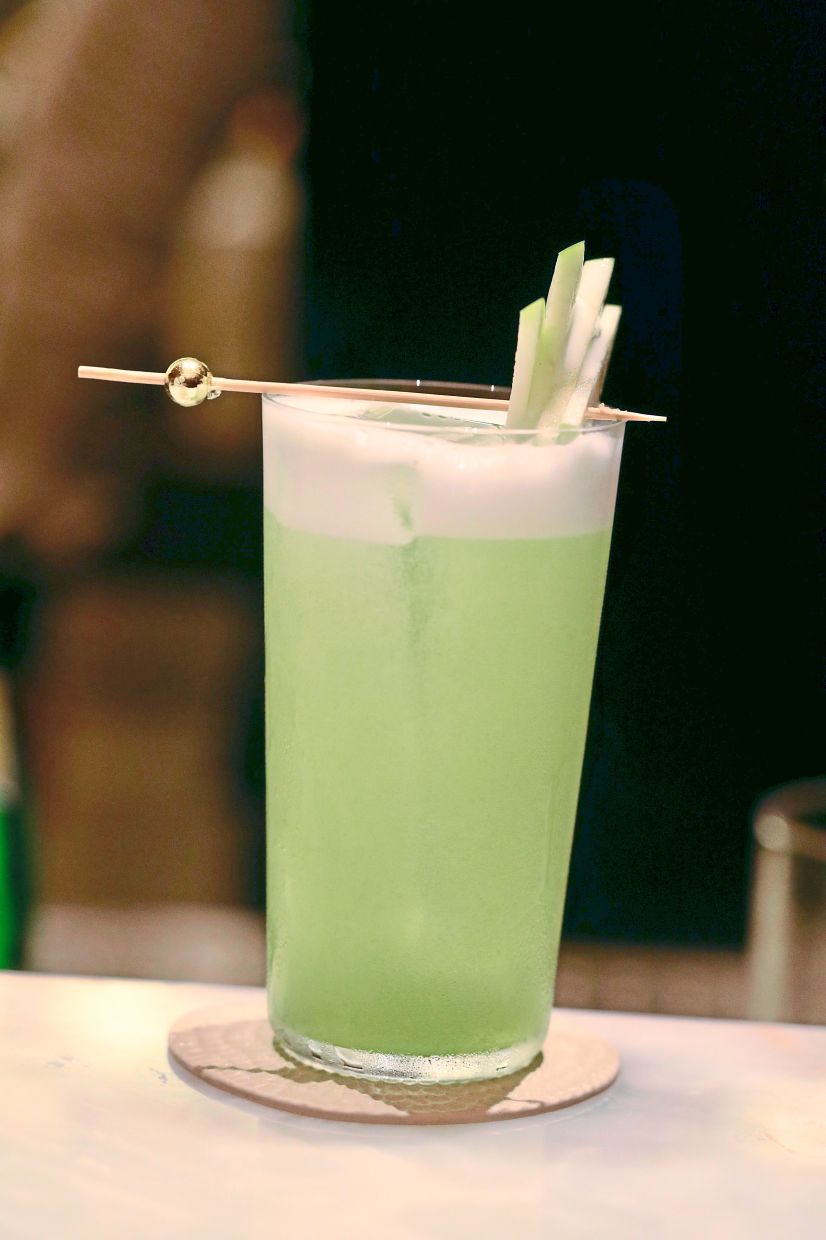 Cenote has a distinct green apple taste.